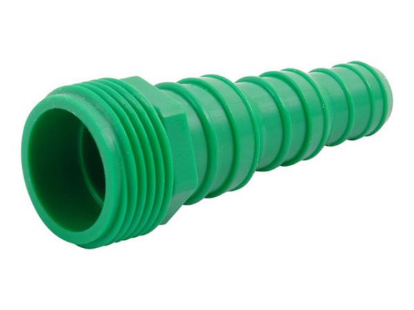 картинка Штуцер пластиковый 3/4" наружная резьба - 20х25  шланг от магазина Евродом