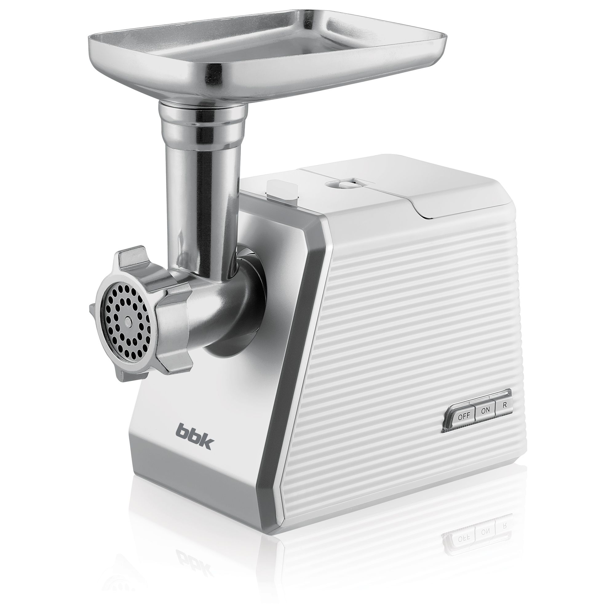 картинка Мясорубка BBK MG2005 белый/серебро от магазина Евродом