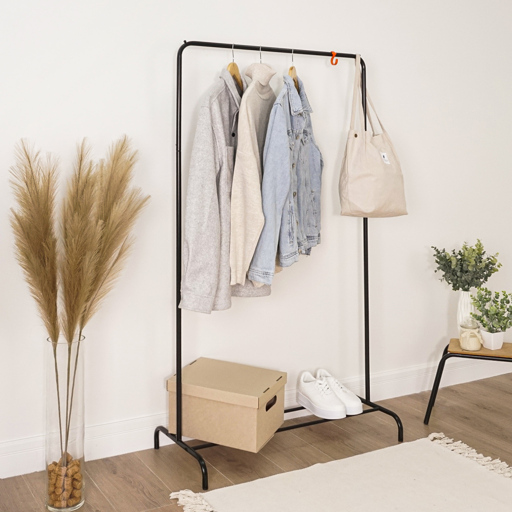 картинка Вешалка гардеробная ЗМИ Вешалка гардеробная "Радуга 1" черный ВНП 298 от магазина Евродом