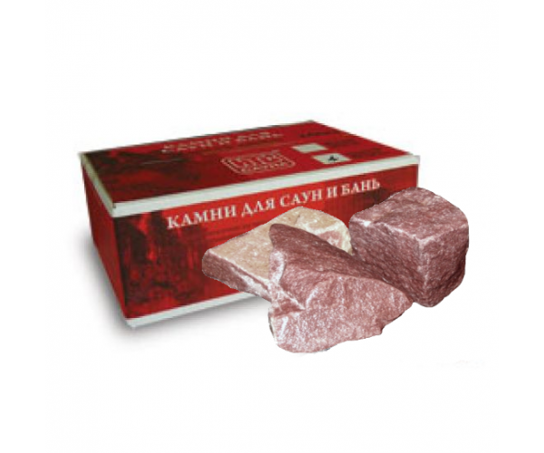 картинка Камень Малиновый кварцит (коробка) 20кг колотый от магазина Евродом