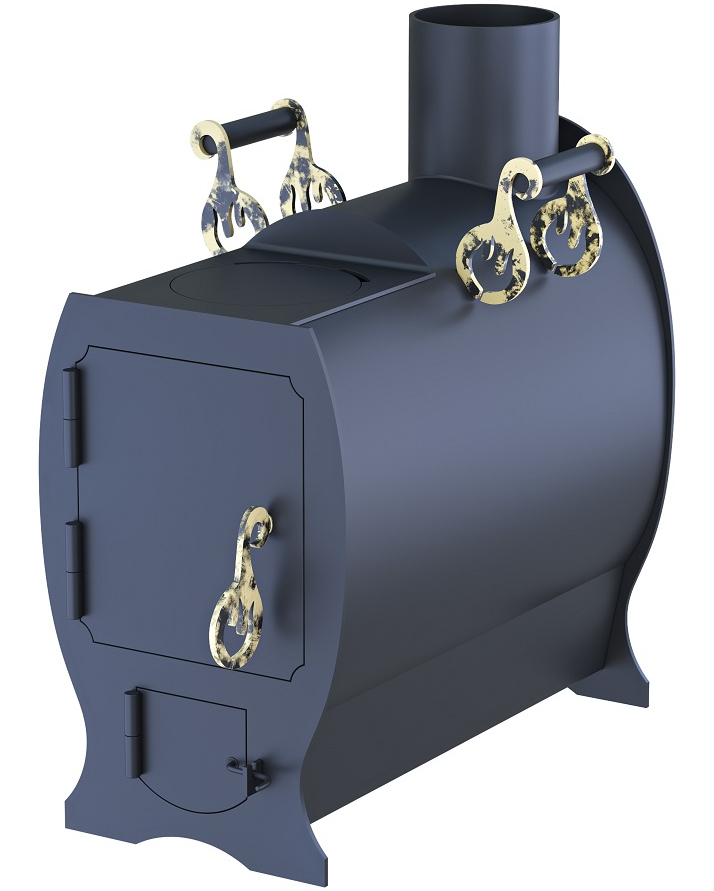 картинка Отопительная печь "Буржуйка с конфоркой" (8мм) от магазина Евродом