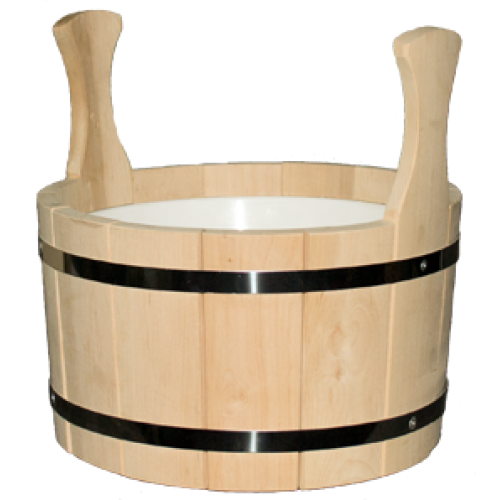 картинка Шайка двуручная 9 л с пластмассовой вставкой ШП-9 от магазина Евродом