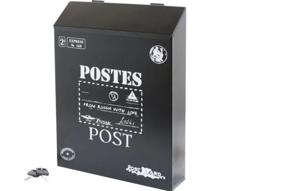 картинка Ящик почтовый АЛЛЮР №3010 черный от магазина Евродом