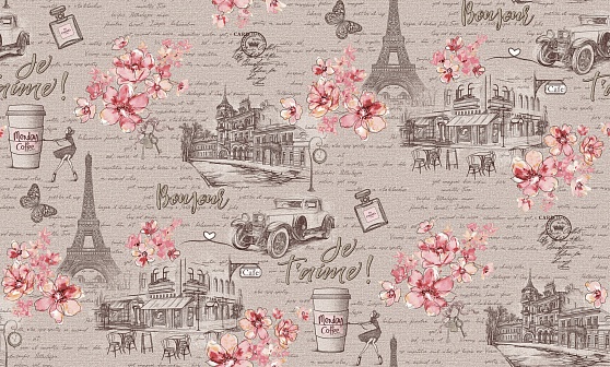 картинка Бонжур 1004-62 обои флизелиновые 1.06*10м БелВинил от магазина Евродом