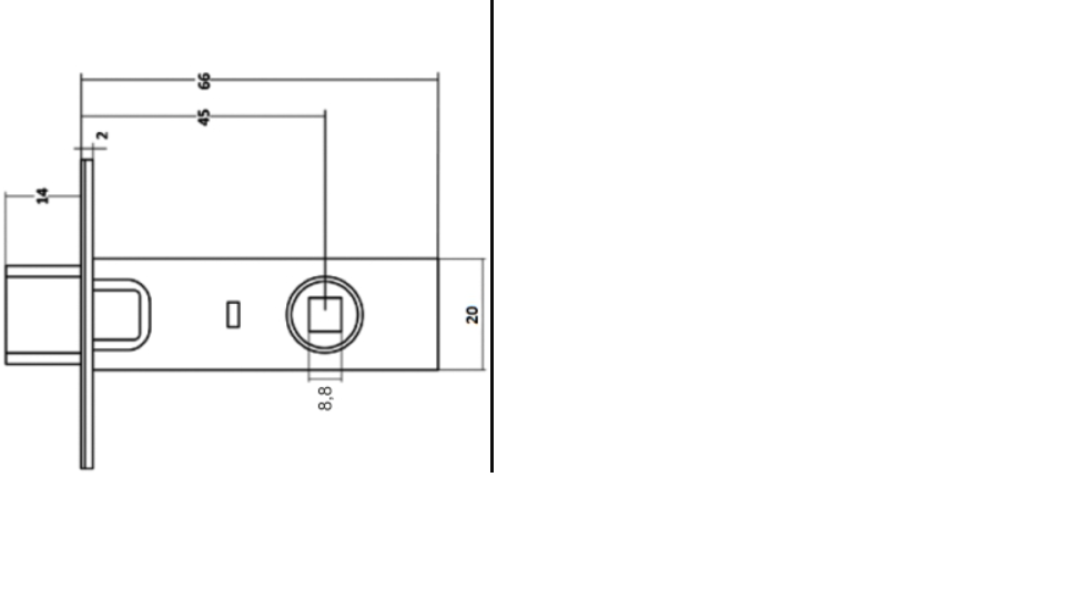 картинка Задвижка VETTORE С-03А 101 МВР (Черный матовый) от магазина Евродом