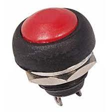 картинка Выключатель - кнопка 250V 1А (2с)  ON-OFF красный REXANT от магазина Евродом