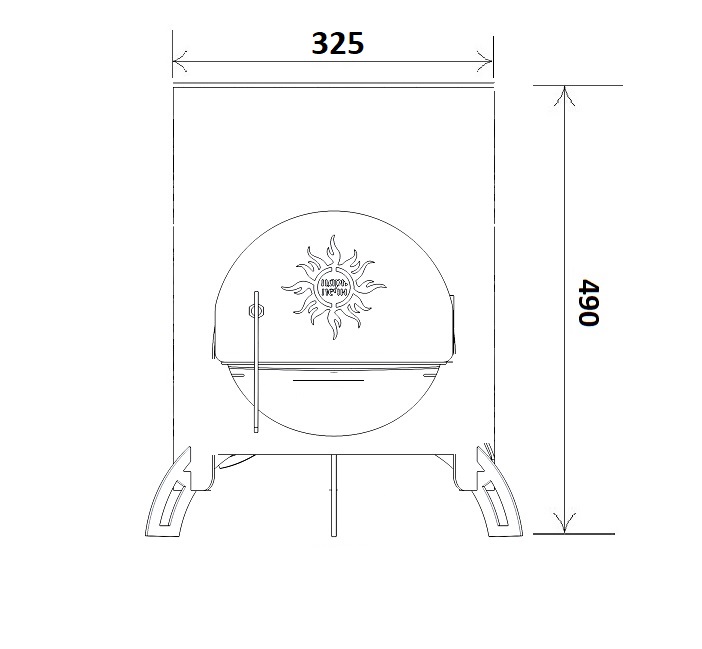 картинка Царь-Печка под казан ДТ (8мм) 8 литров от магазина Евродом