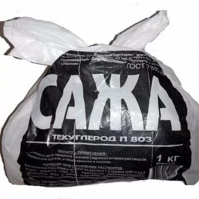 картинка Сажа строительная 4кг от магазина Евродом