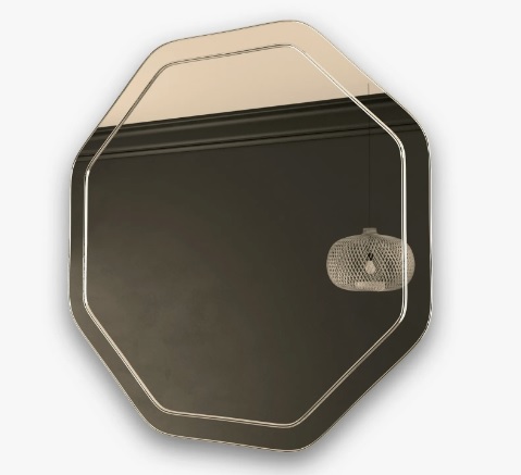 картинка Зеркало MIXLINE "Герда" 600*800 (ШВ) гравировка от магазина Евродом