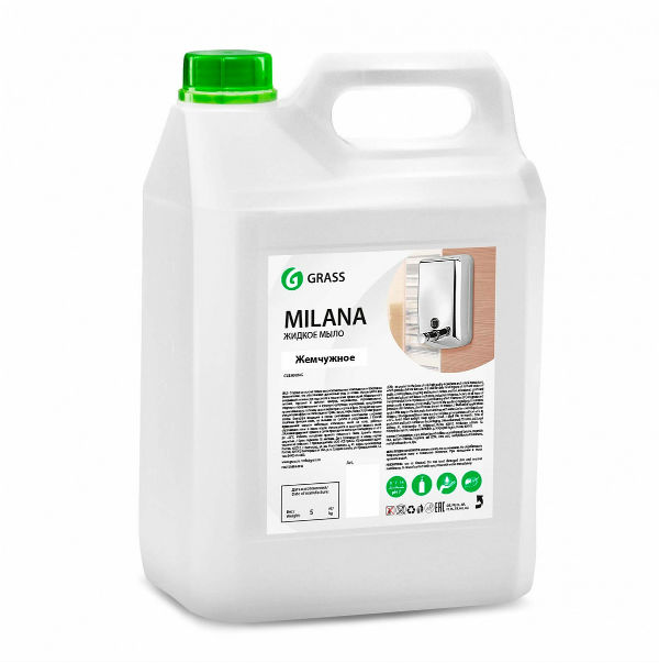 картинка Жидкое крем-мыло "Milana" 5л (жемчужное) от магазина Евродом