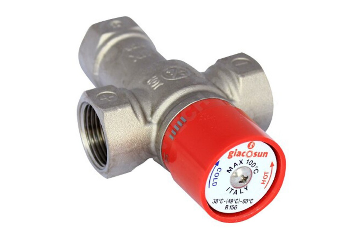 картинка Клапан термостат. смесит. GIACOMINI руч. угл. 1" R156 от магазина Евродом