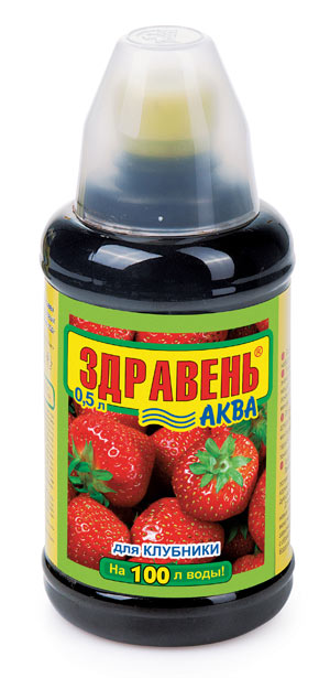 картинка Здравень Аква клубника 0,5 л от магазина Евродом