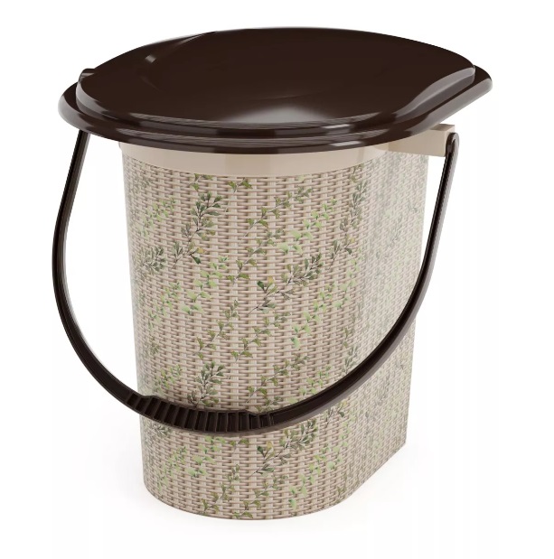 картинка Ведро-туалет 17л "Плетенка" Альтернатива М2329 от магазина Евродом