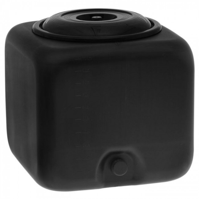 картинка Бак для душа 100 л (квадрат) ЧЕРНЫЙ от магазина Евродом