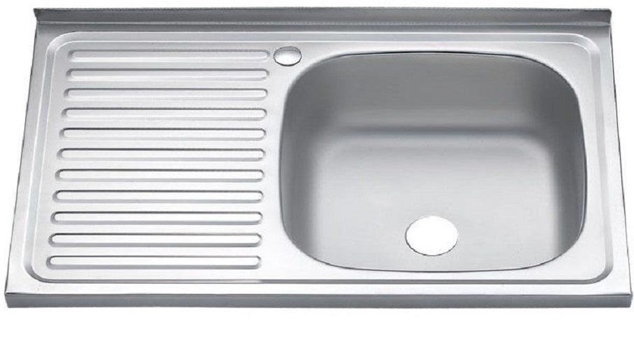 картинка Мойка 80х60 (0,4 мм) правая Эконом от магазина Евродом