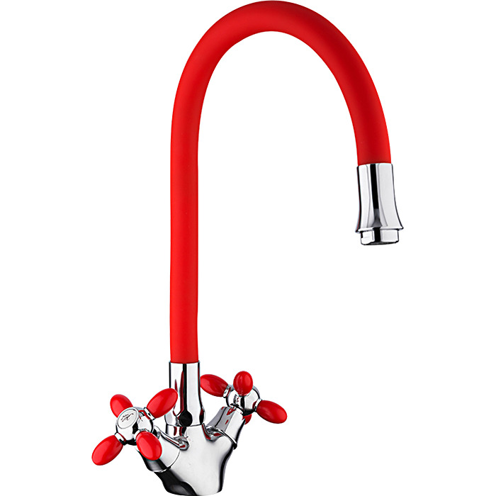 картинка Смеситель FRUD кухня КРАСНЫЙ R44127-10 от магазина Евродом