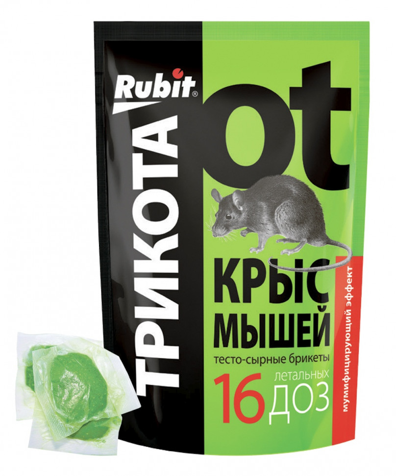 картинка Рубит ТриКота 16 доз мумиф. приманка 150г. (А-5020) от магазина Евродом