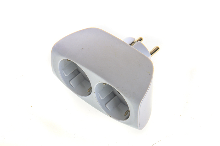 картинка Разветвитель сетевой 2гн. с/з белый Эра SPх-2e-W от магазина Евродом