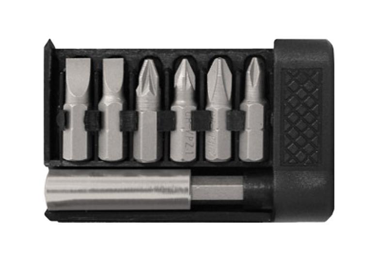 картинка Биты набор 6 шт. CrV, 25 мм + адаптор от магазина Евродом