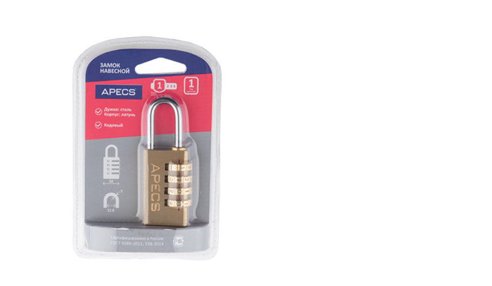 картинка Замок PDB-40-28-CODE (ВС 404В) г.Москва от магазина Евродом