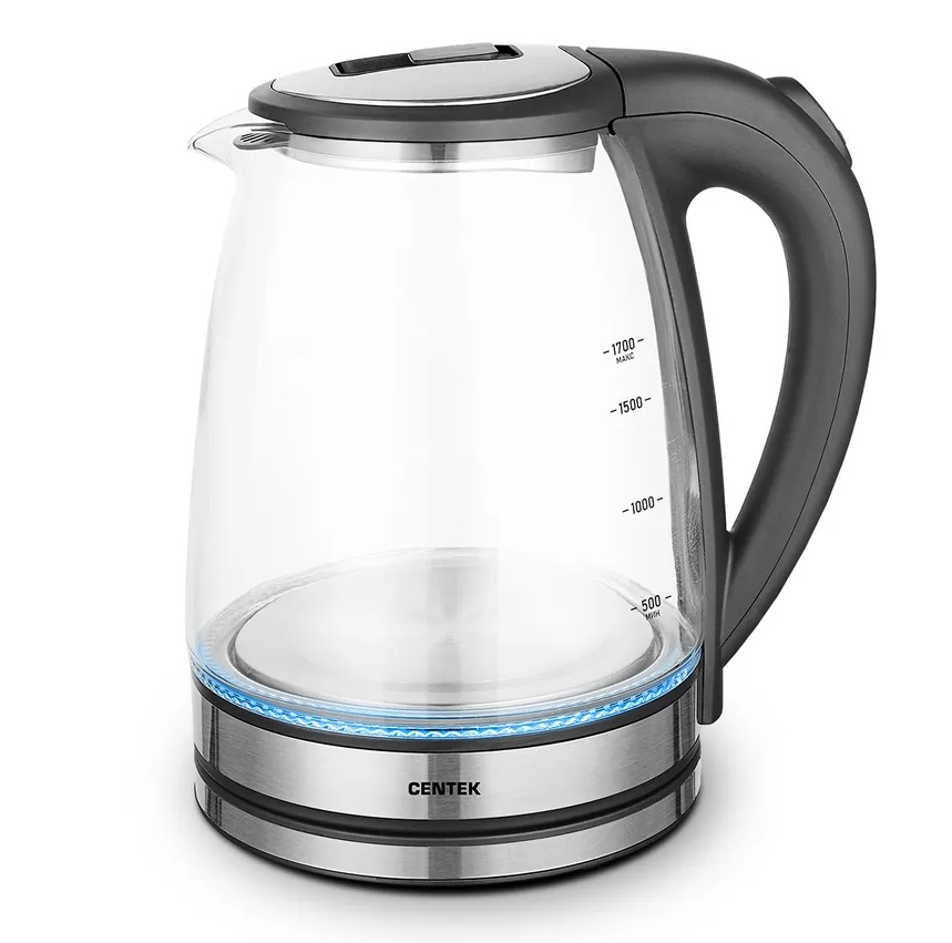 картинка Чайник Centek CT-0002 стекло 1,7л, 2200Вт от магазина Евродом