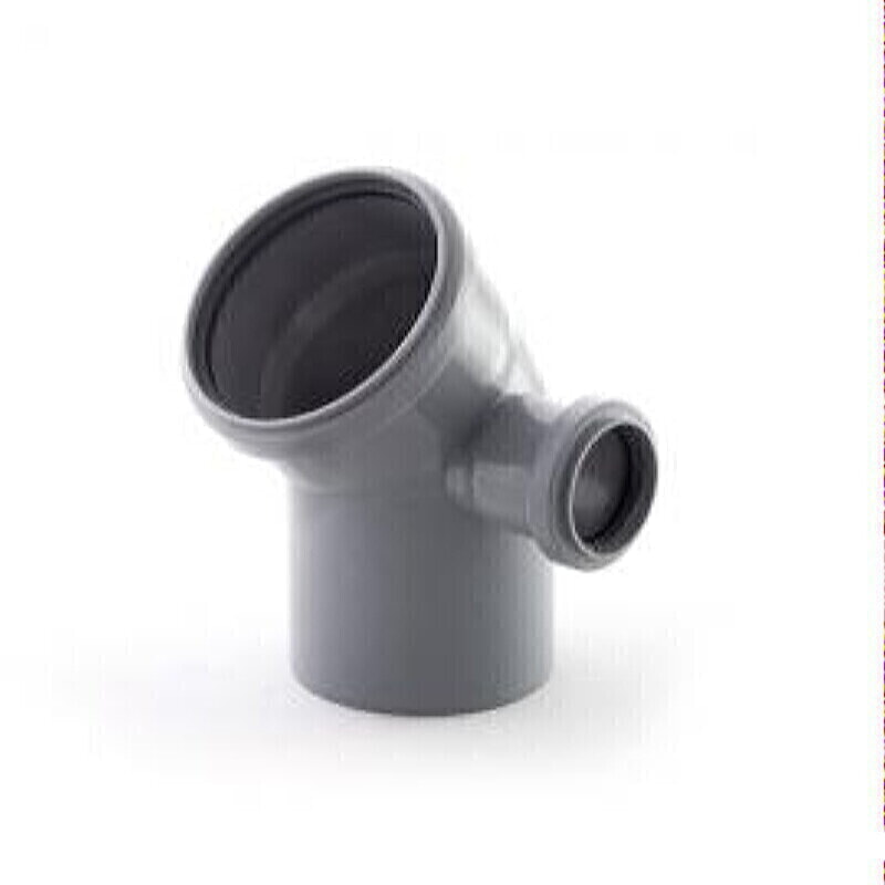 картинка Отвод канализ. "Ростурпласт"- правый 110*50- 45гр. Политрон от магазина Евродом