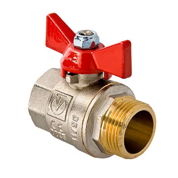 картинка Кран шаровый VT 1/2" г/ш бабочка от магазина Евродом
