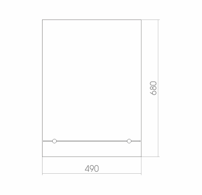 картинка Зеркало SILVER MIRRORS "Модерн-люкс" 490*680 прямоугольное от магазина Евродом