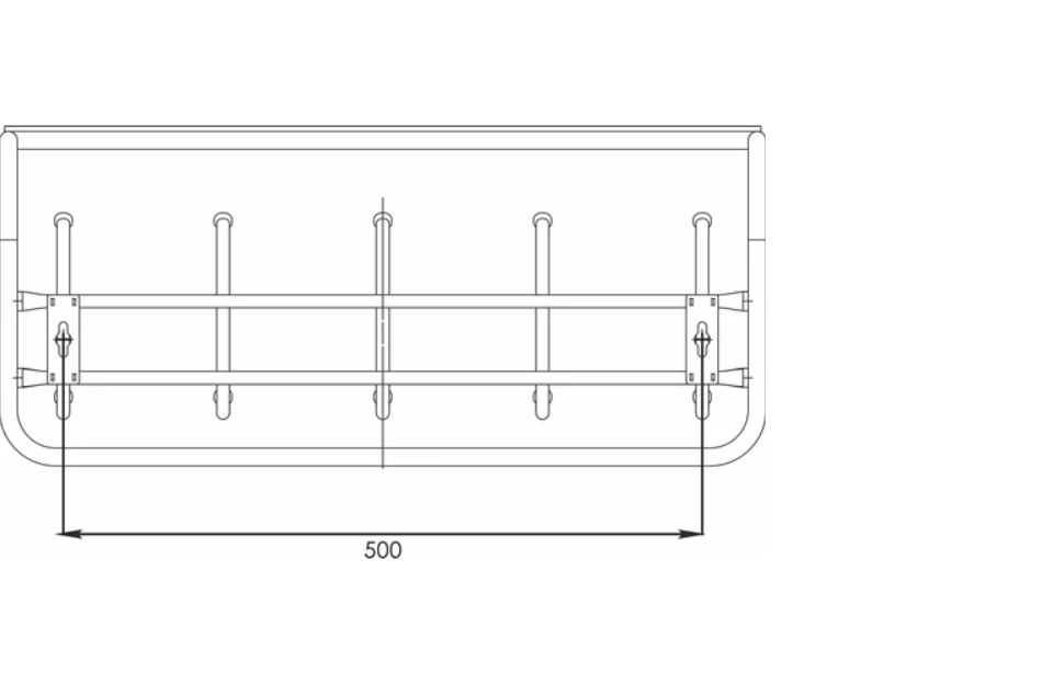 картинка Вешалка ЗМИ Вешалка с полкой 60 Черный ВСП 6 от магазина Евродом