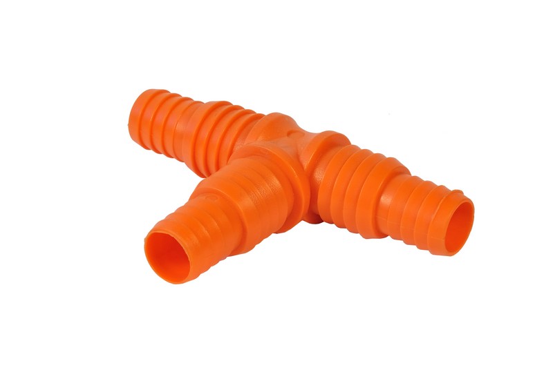 картинка Тройник пластиковый переходной 1/2"-5/8" на шланг от магазина Евродом