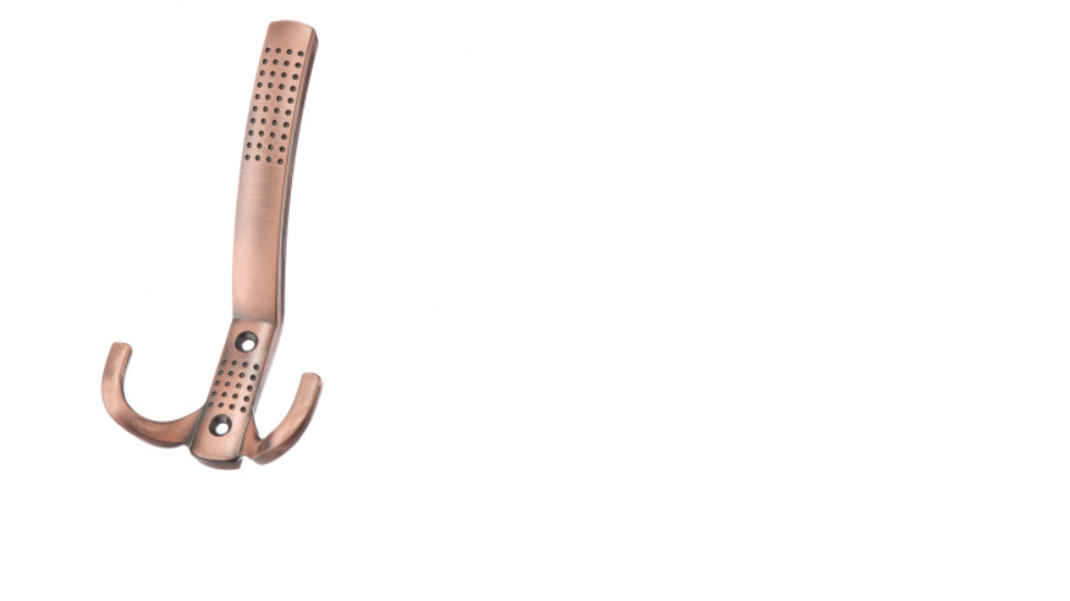 картинка Крючок одеж. 3-х рож. "Люкс" медь от магазина Евродом