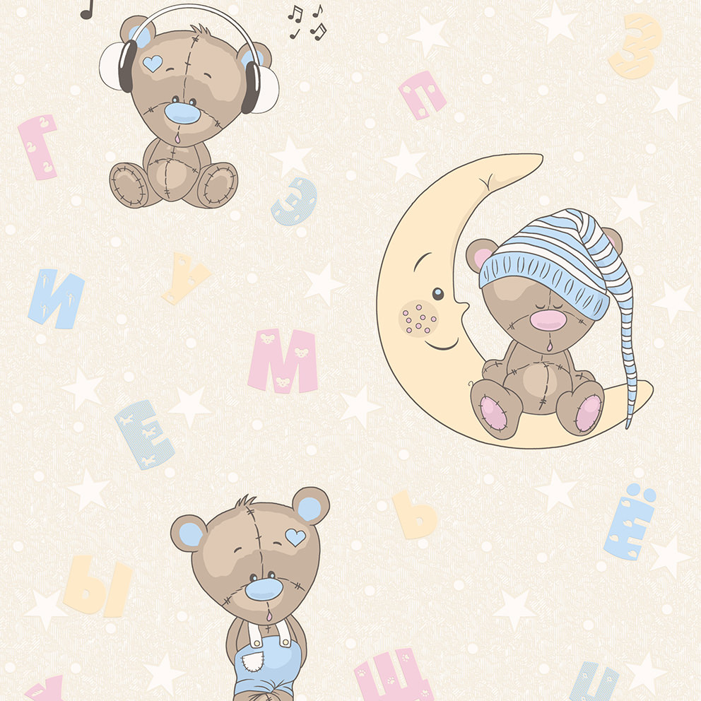 картинка Плюш-2 4443 (2В1(ГТ1) обои 1/12 от магазина Евродом