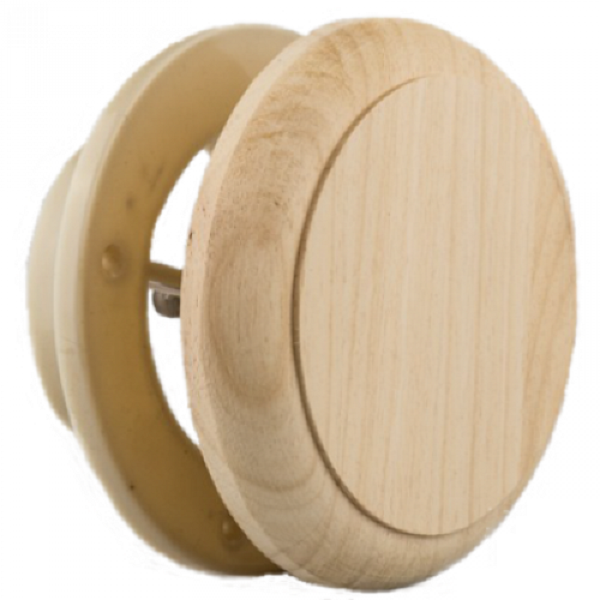 картинка Клапан тарельчатый D=100мм липа без гравировки от магазина Евродом