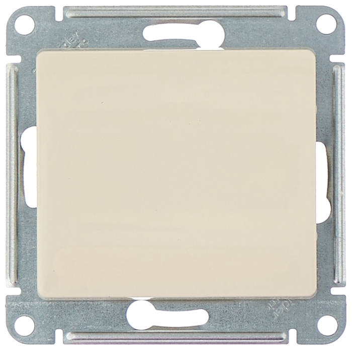 картинка Выключатель Glossa 1-кл. механизм бежевый Schneider-Electric от магазина Евродом