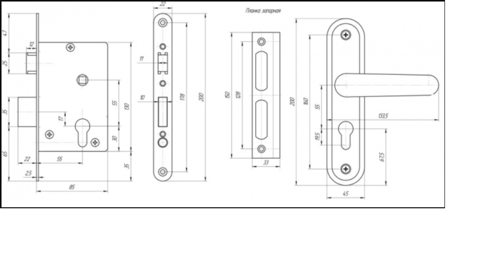 картинка Замок ЗВ 4-3.03 сереб от магазина Евродом