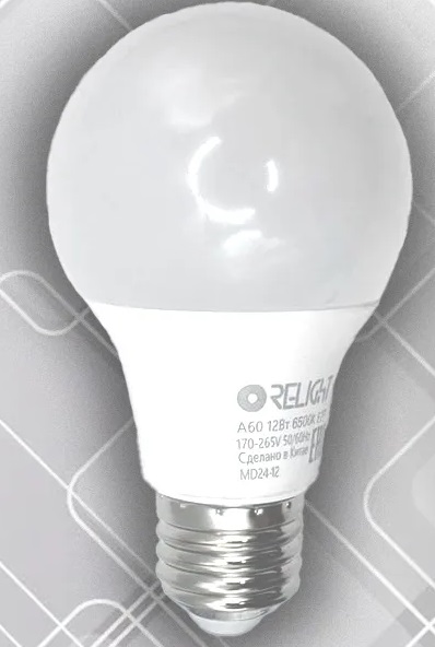 картинка Лампа светодиодная Relight А60 12Вт 6500К 1200Лм от магазина Евродом