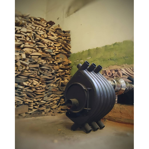 картинка Печь отопительная Сибирь БВ-120, до 120 м3, дым 115 от магазина Евродом