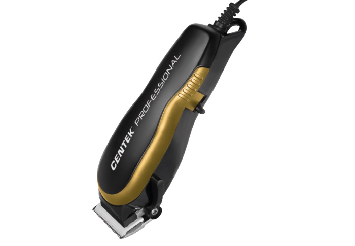 картинка Машинка для стрижки Centek CT-2125 черный/золото от магазина Евродом