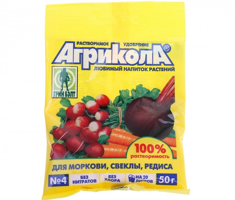 картинка Агрикола-4 для моркови, свеклы, редиса 50 г от магазина Евродом