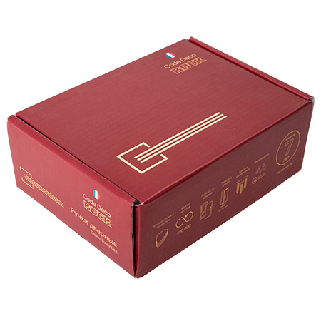 картинка Ручка дверная Code Deco Rock H-30191-S-BLM от магазина Евродом