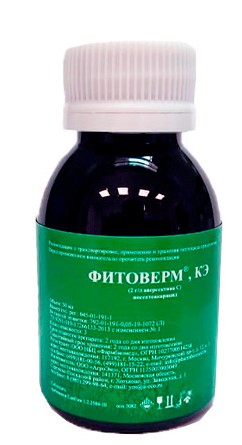 картинка Фитоверм 50 мл 1% от клещей, гусениц, тли (56) от магазина Евродом