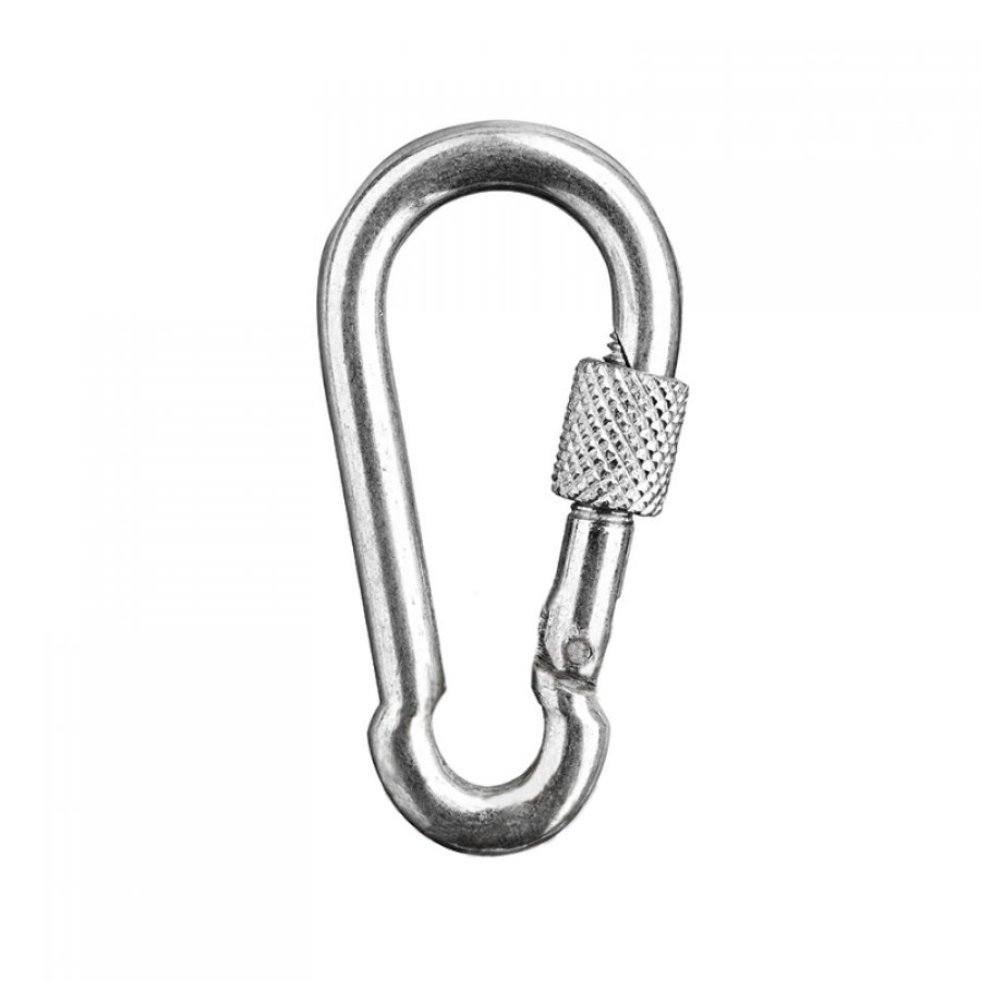 картинка Карабин с фиксатором, оц. 5 мм от магазина Евродом