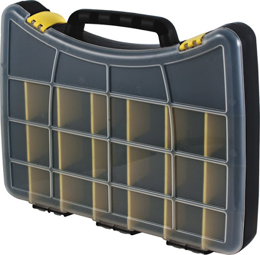 картинка Ящик для крепежа (органайзер) (с защелкой) 16'' (40х30х6см) от магазина Евродом