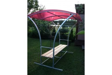 картинка Лавочка"Агросфера-Комфорт"с сотовым поликарбонатом 6 мм от магазина Евродом