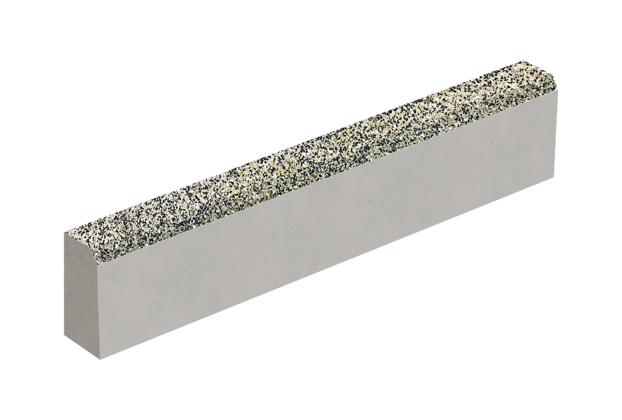 картинка Поребрик БР 100.20.8 Агат STONE бело-желто-черный (40 Пм)  от магазина Евродом