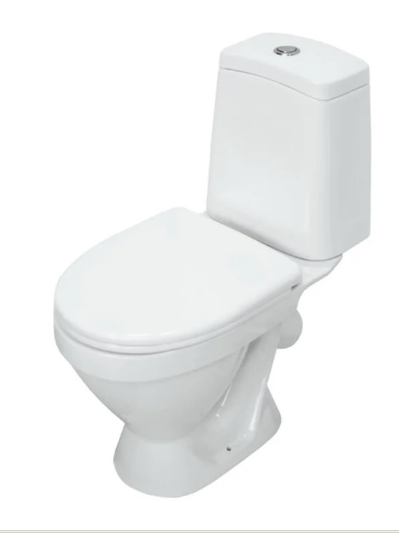 картинка Унитаз-компакт SANITA Стандарт S1, косой выпуск, 1 реж. от магазина Евродом