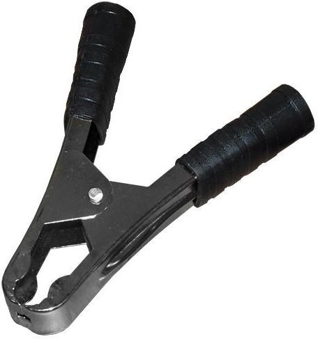 картинка Зажим "крокодил" АВТО 105мм, 100А черный от магазина Евродом