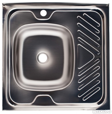 картинка Мойка 60х60 (0,4 мм) левая Эконом от магазина Евродом