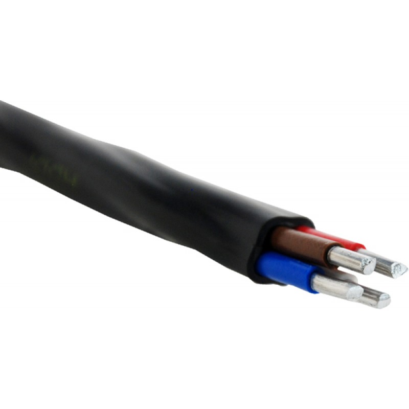 картинка Кабель силовой алюминиевый АВВГ 4х6,0 ГОСТ от магазина Евродом