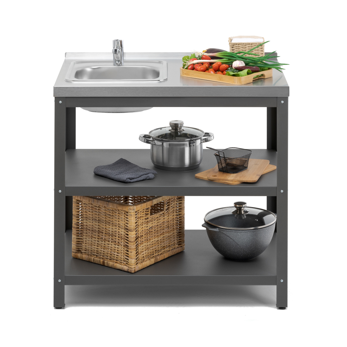 картинка Стол с мойкой PATIO S850M от магазина Евродом